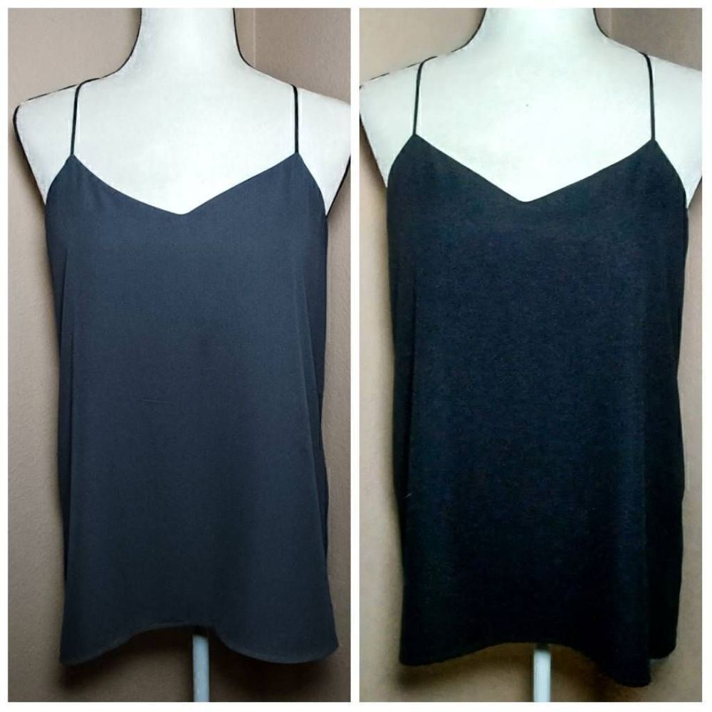Express reversible grey/ Black blouse